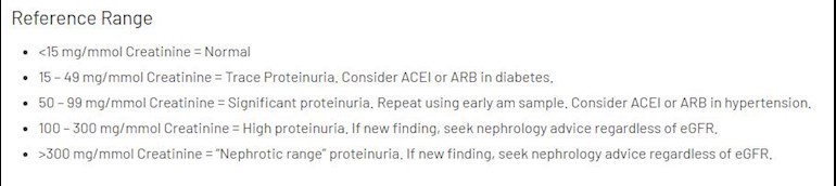 Protein to Creatinine Ratio vs Albumin to C... - Kidney Disease