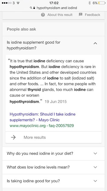 should i take iodine