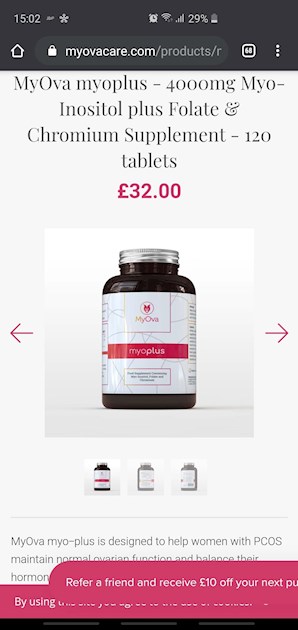 Does metformin and Myo-Inositol wo