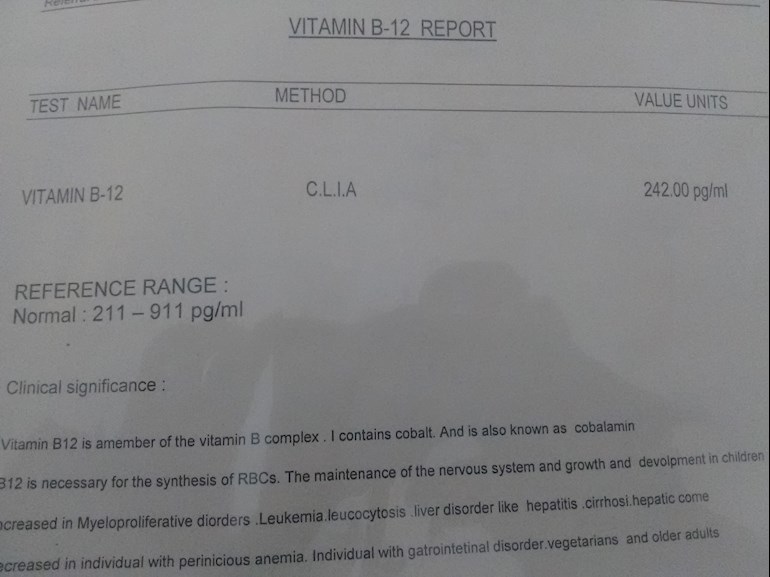 Vitamin B12 Deficiency My Vitamin B1 Pernicious Anaemi