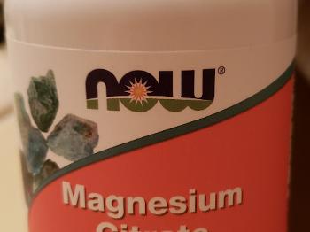Photo of bottle of magnesium 