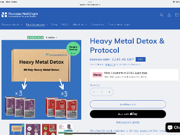 Heavy metal Detox powders