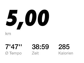 5K (not)parkrun results (in German)