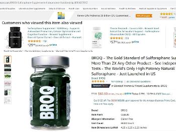 IMG BROQ Sulforaphane Natural Stabilized Broccoli Supplement Amazon Site