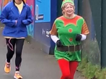 A running elf