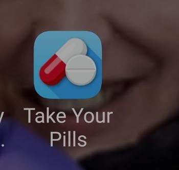 Take your pills app picture.