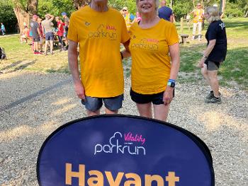 UTS and Dexy at Havant parkrun