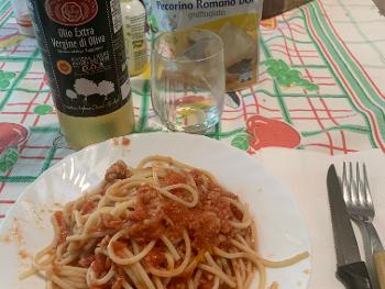 Spaghetti pomodoro tonno olio di oliva
