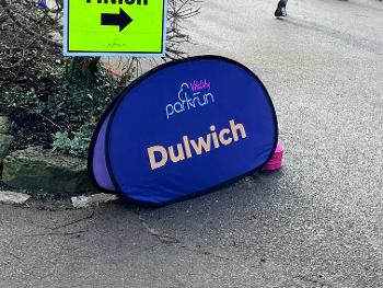 Dulwich Parkrun sign 