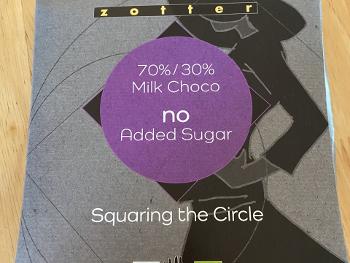 milk/dark chocolate - no sugar or sweetener