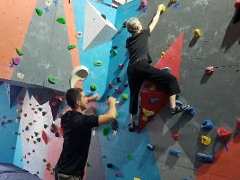 wall climbing
