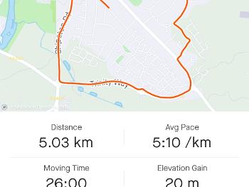 5k run