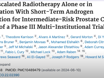 ADT and Radiation vs. radiation only study.  ADT added very little to survival.