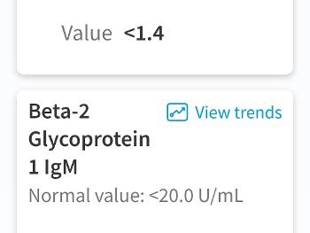 BETA-2 GLYCOPROTEIN ANTIBODIES