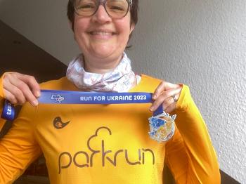 Combining (not)parkrun with a Run for Ukraine 5K