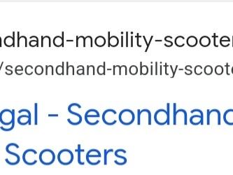 Mobility scooter page website 