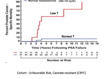 Influence of Low Testosterone on Mortality