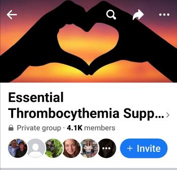 Essential thrombocythemia supportive friends group