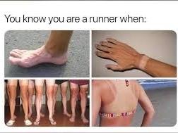 You know you’re a runner when ..