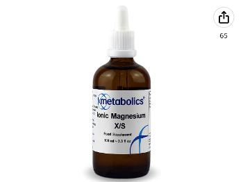 Liquid form, easily absorbed ionic magnesium.  