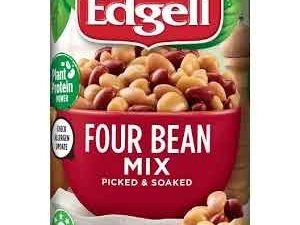 Four beans in a can (actually more than four if you count them individually).