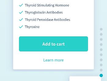 Screenshot of Let'sgetchecked Thyroid Tests