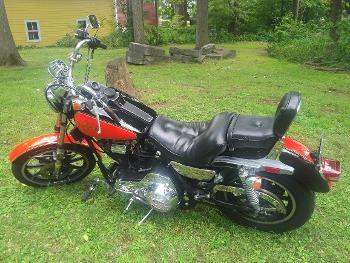 1982 H. D.  FXRS Superglide II 1340 (80cc) 5 speed. First year with rubber mounted engine 