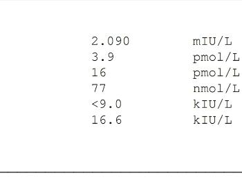 This was my latest thyroid tests...do these look OK? 