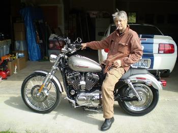 Les and one of his Sportsters.   