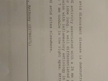 Second page of István Hoffmann FDG PET scan report.
