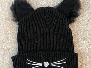 Hat with cat’s whiskers 