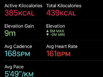 iPhone fitness app