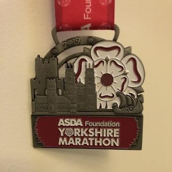 Tasha's marathon medal
