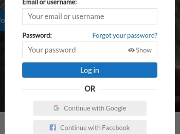 Ask for a password reset by selecting/clicking on the blue text "Forgot your password?"