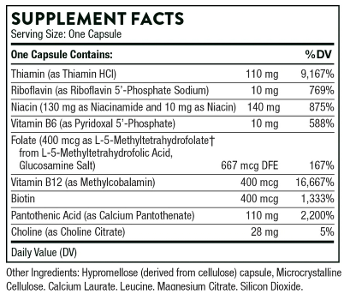 Thorne B ingredients