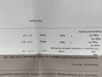 Blood Results 