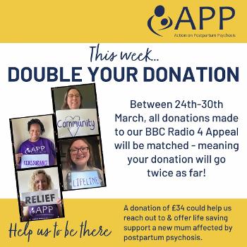 Double your donation appeal information. 