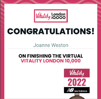 Certificate for Vitality 10000