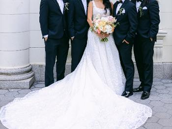 Zoe's Wedding with her 4 Brothers 