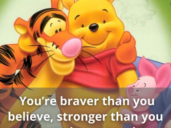 Pooh Bear Tigger and Piglet in a group hug