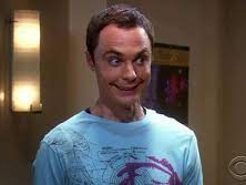 Sheldon's scary smile from Big Bang Theory.