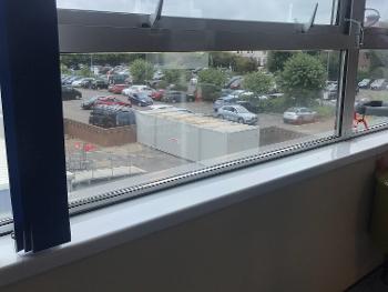 View from hospital bed
