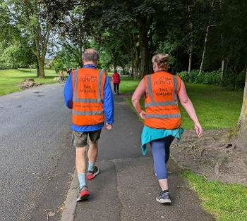 Unsung heroes of parkrun: the tail walkers.