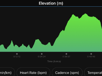 Run elevation profile
