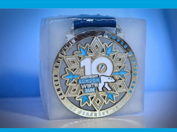 London Winter Run 2025 medal