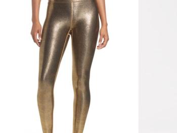 Gold leggings 