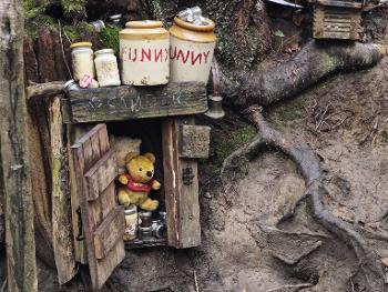 Winnie the Pooh at home 