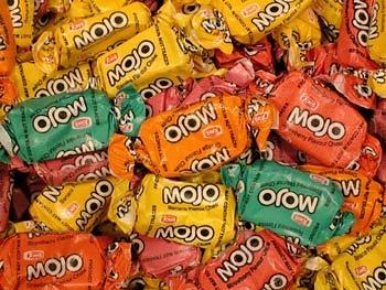 Mojo brand chewy sweets