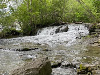 Can you smell the water? Feel the mist cool your face in the summer heat?