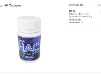 Pic oh NAC supplement 
